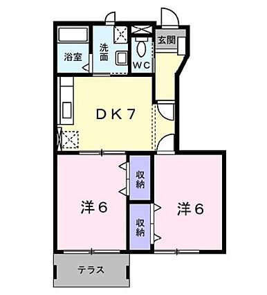 サンセールA_間取り_0
