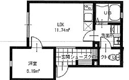 N'STORY 1LDKの間取図画像