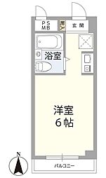 ソリッド・リファイン二子玉川 ワンルームの間取図画像