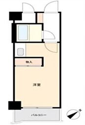 メゾン・ド・エトレーヌ 1Kの間取図画像