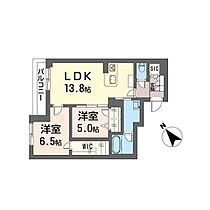 ドメイン24 00105 ｜ 千葉県流山市おおたかの森西２丁目18-9（賃貸マンション2LDK・1階・63.31㎡） その2