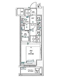 JR京浜東北・根岸線 川崎駅 徒歩12分の賃貸マンション 3階1Kの間取り