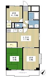パームメゾン茅ケ崎南 3LDKの間取図画像