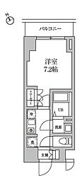 RESIDIA日本橋馬喰町2 1Kの間取図画像