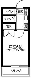 永山フラワーマンション 1Kの間取図画像