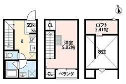 cinderella(シンデレラ) 1階1Kの間取り