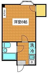 ラパニエール・8 1Kの間取図画像