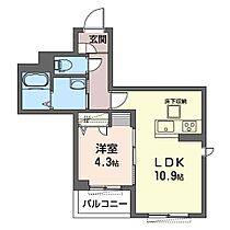 エスペランサ 00101 ｜ 千葉県船橋市本中山２丁目3-2（賃貸マンション1LDK・1階・37.22㎡） その2