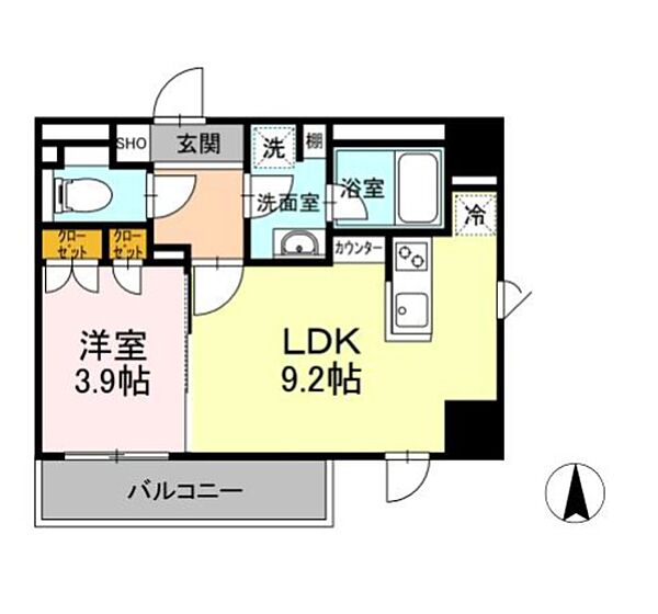 グランジット白金高輪 ｜東京都港区白金１丁目(賃貸マンション1LDK・5階・35.51㎡)の写真 その2