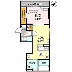 間取図画像 1LDK