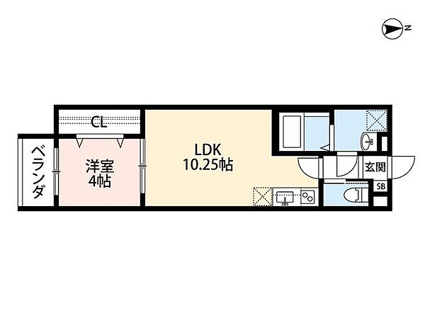 レオス四条西院 ｜京都府京都市右京区山ノ内瀬戸畑町(賃貸アパート1LDK・1階・34.93㎡)の写真 その2