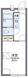 レオパレスいずみ 1Kの間取図画像