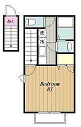 CENTRALKAZUA 1Kの間取図画像