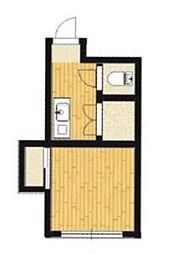 Brick Maison 1. 1階1Kの間取り