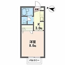 イーストパレスＣ 203 ｜ 宮城県仙台市宮城野区福田町２丁目16-6（賃貸アパート1K・2階・26.30㎡） その2