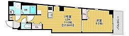 ソレイユ西大久 302 1LDKの間取図画像