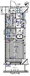 MAINSTAGE水天宮前 1Kの間取図画像