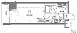 フェニックス横濱関内BAYMARKS 1Kの間取図画像