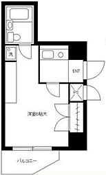 ライオンズマンション上池袋 1Kの間取図画像