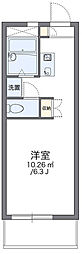 レオパレスサニーコートイシガキ 1Kの間取図画像