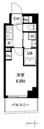 アーバンパーク川口並木 1Kの間取図画像