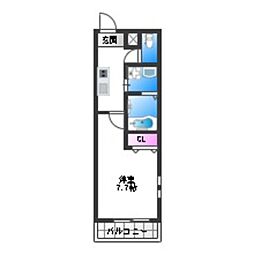 フジパレス長原駅西V番館 1階/-