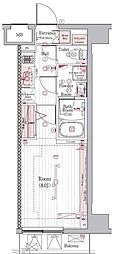 ブライズ住吉 1Kの間取図画像