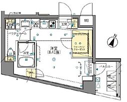 SHOKENResidence早稲田 ワンルームの間取図画像