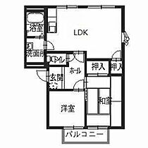 ハーモニーハイツ 0207 ｜ 滋賀県彦根市芹川町478-1（賃貸アパート2LDK・2階・47.07㎡） その2