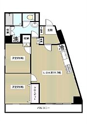 YKレジデンス 2LDKの間取図画像