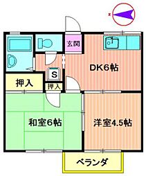 ツインハイツV 2階/202