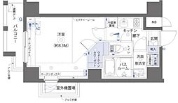 ZOOM板橋大山 2階1Kの間取り