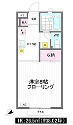 間取図画像 1K
