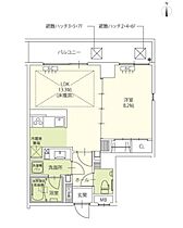 ビエンナーレ高取 204 ｜ 福岡県福岡市早良区高取１丁目1-15（賃貸マンション1LDK・2階・48.46㎡） その2