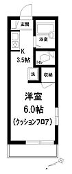 ヴェルディ下石神井 1Kの間取図画像