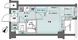 フェニックス代田橋Ｎｏｒｔｈ 3階1Kの間取り