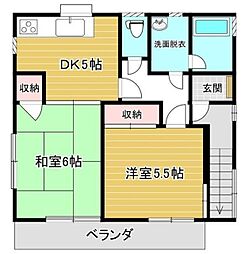間取図画像 2DK