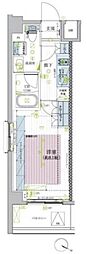 ブライズ蒲田イースト 1Kの間取図画像