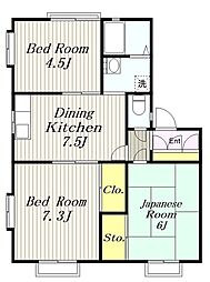 コートヒルズ 2階3DKの間取り