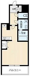 ARCOBALENO武蔵小杉2 ワンルームの間取図画像