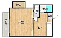 間取図画像 1DK