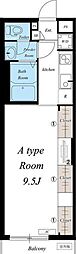 リブリ・LesAmis 1Kの間取図画像