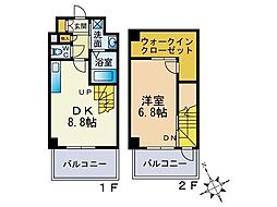 伊都久賀ビル 1LDKの間取図画像