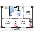 ビレッジハウス草部5号棟1階5.9万円
