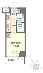 SHOKEN Residence横浜鶴見V 10階1Kの間取り