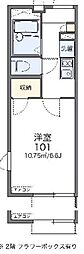 レオパレスサンシャイン貫井北 1Kの間取図画像