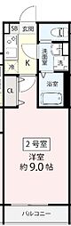 (仮称)飯山満町3丁目AP 1Kの間取図画像