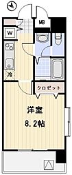 メゾン・ド・ヴィレ中目黒 1Kの間取図画像