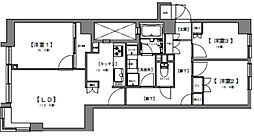インプルーブ西早稲田 1階3LDKの間取り