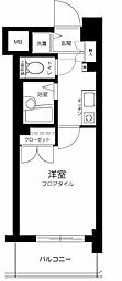 マイキャッスル新高円寺 1Kの間取図画像